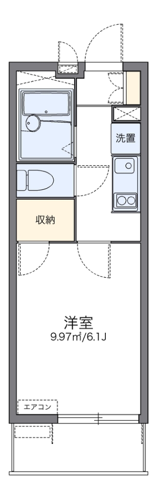 レオパレスセディチ 間取り