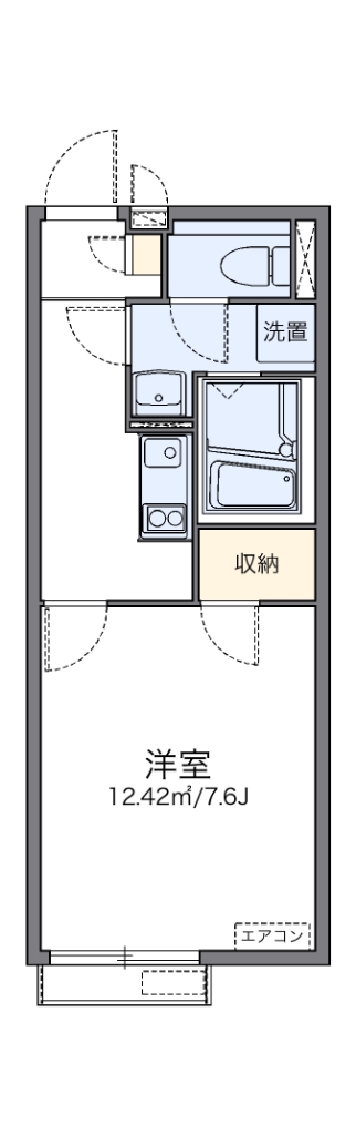 レオネクストニシダイ 代表的な間取のため実際の間取とは異なる場合があります