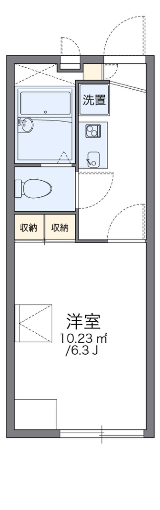 レオパレスシャルム 間取り