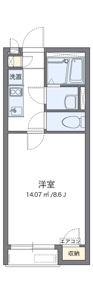 レオネクスト百合Ⅱ 代表的な間取のため実際の間取とは異なる場合があります