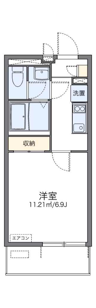 レオネクスト藤仁　並木 代表的な間取のため実際の間取とは異なる場合があります
