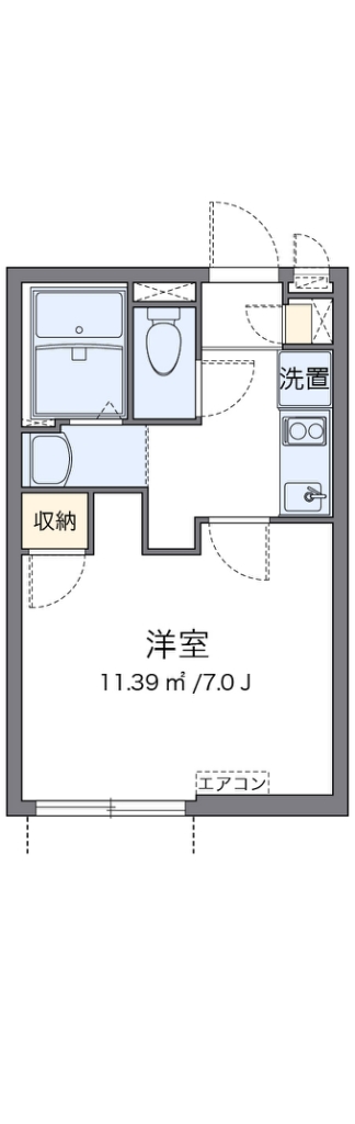 クレイノプチフルール 代表的な間取のため実際の間取とは異なる場合があります