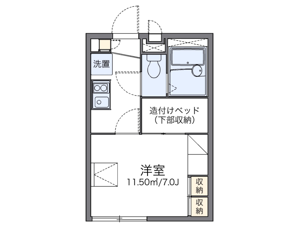 レオパレスビューテラス 間取り