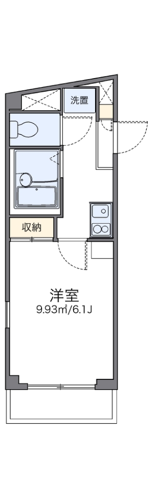 レオパレスミヨシ 代表的な間取のため実際の間取とは異なる場合があります