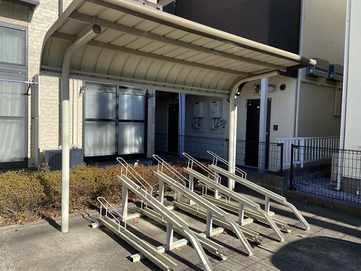 レオパレスロータス 駐輪場