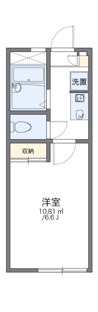 レオパレスエビデンスⅠ 間取り