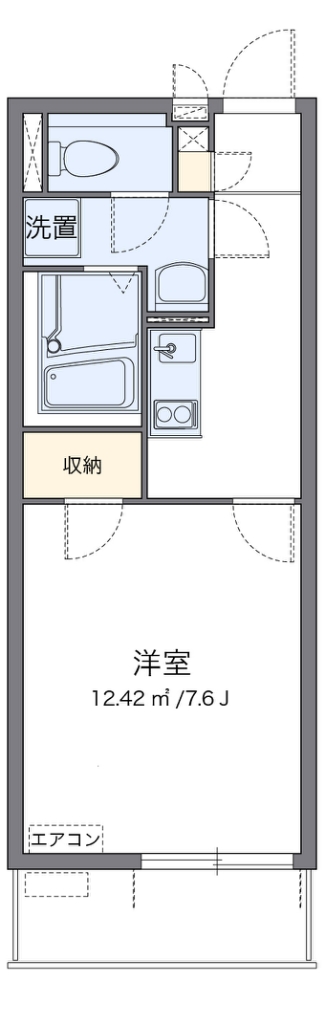 クレイノラルーチェ 代表的な間取のため実際の間取とは異なる場合があります