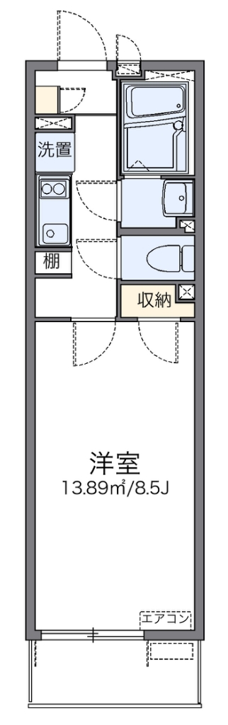 レオネクスト和光三番館 代表的な間取のため実際の間取とは異なる場合があります