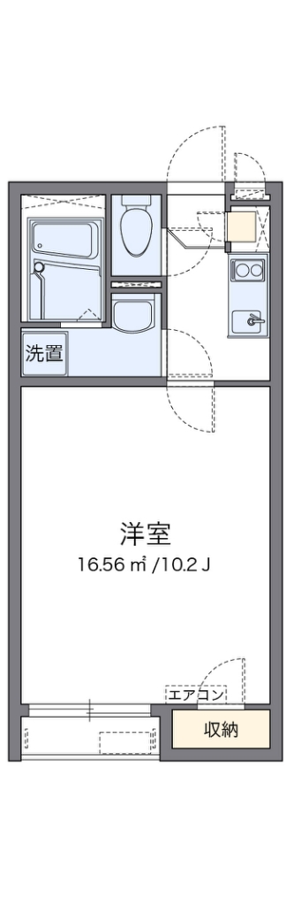 クレイノエストカーサ 代表的な間取のため実際の間取とは異なる場合があります