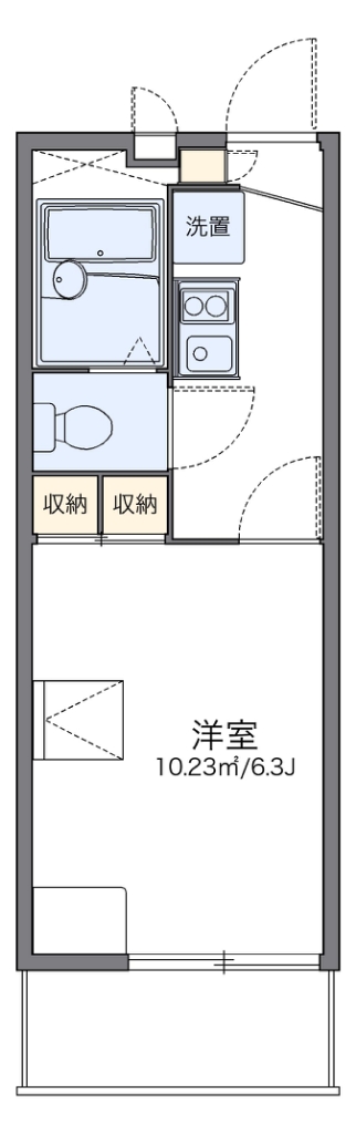 レオパレスＷＡＫＡＢＡｓｅｋｉ 間取り