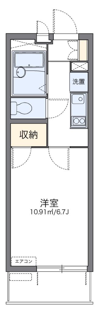 レオパレスグランドール 間取り