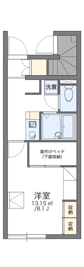 レオパレスエアル 間取り