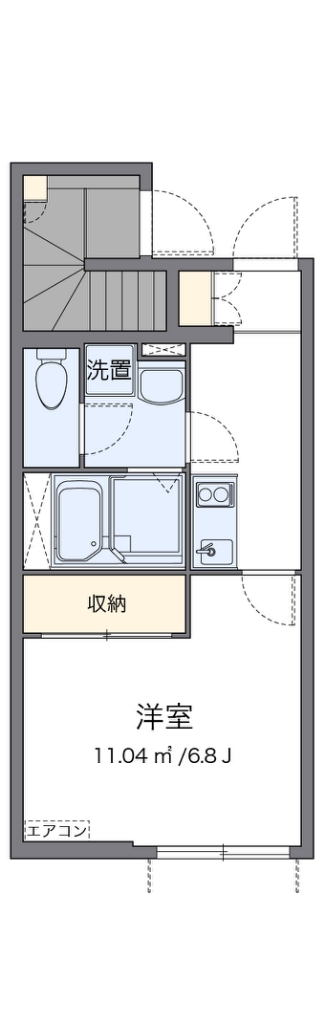 クレイノＫｏＫｏ 代表的な間取のため実際の間取とは異なる場合があります