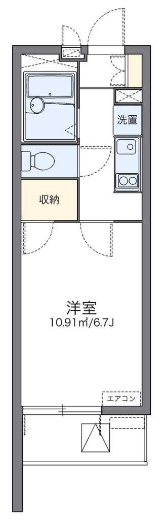 レオパレスヴァンルミエール 間取り