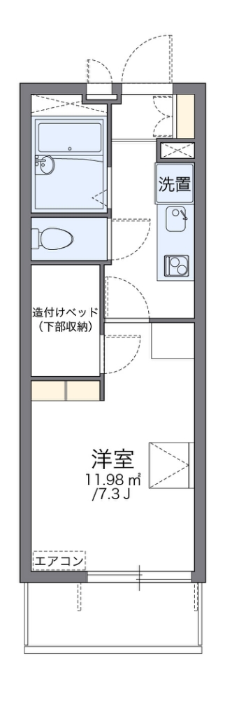 レオパレスハーモニー蕨 間取り