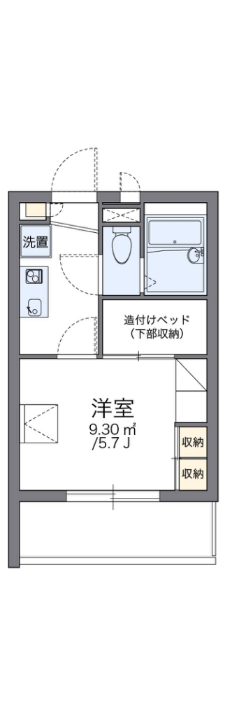 レオパレスクレスト　ＳＨＩＮＯ 間取り