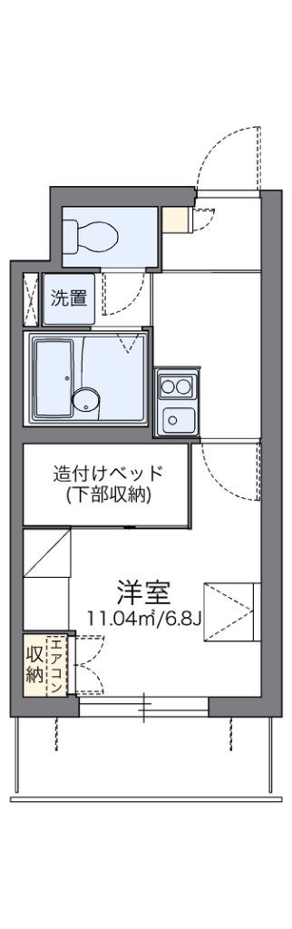 レオパレスシェル都Ⅲ 間取り
