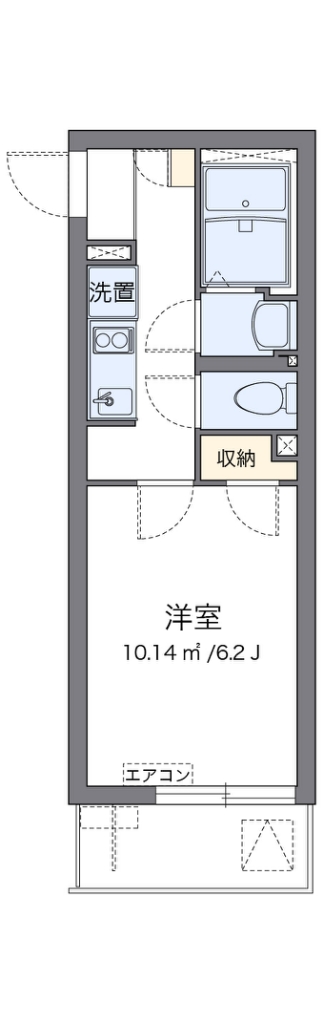 クレイノ領家セブン 代表的な間取のため実際の間取とは異なる場合があります