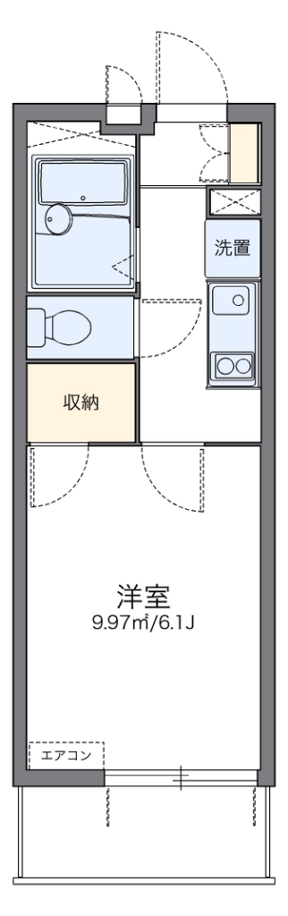 レオパレス青砥坂 間取り