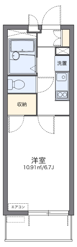 レオパレス桜 間取り