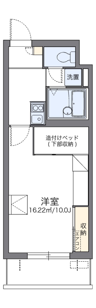 レオパレスパルコートＤ 間取り