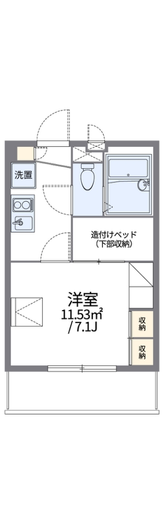 レオパレス多摩ぶらーま 間取り