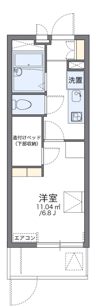 レオパレス東希望が丘 間取り