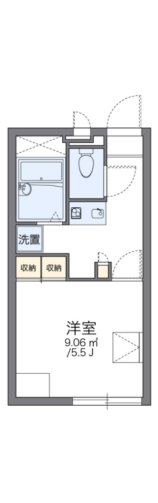 レオパレスポートビラ 間取り