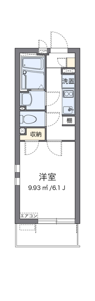 クレイノスペランツァⅡ号館 代表的な間取のため実際の間取とは異なる場合があります