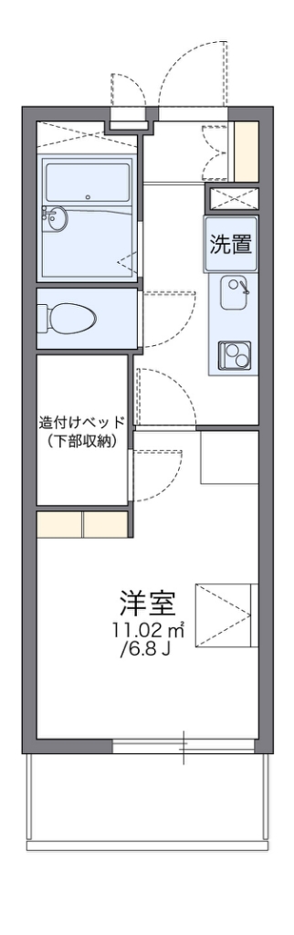 レオパレスマノワール 間取り