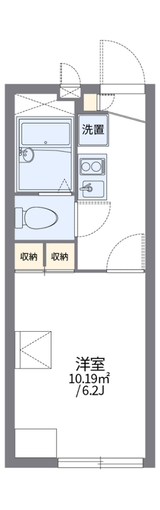 レオパレススターⅡ 間取り