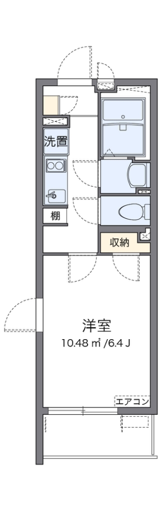 クレイノフィオーレ八幡 代表的な間取のため実際の間取とは異なる場合があります