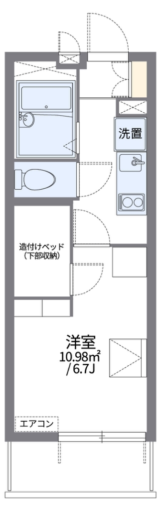レオパレスＭＡＮＡＢＥ 間取り