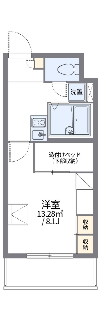 レオパレスパルコートＡ 間取り
