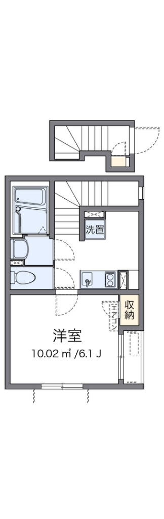 クレイノ花水木 代表的な間取のため実際の間取とは異なる場合があります