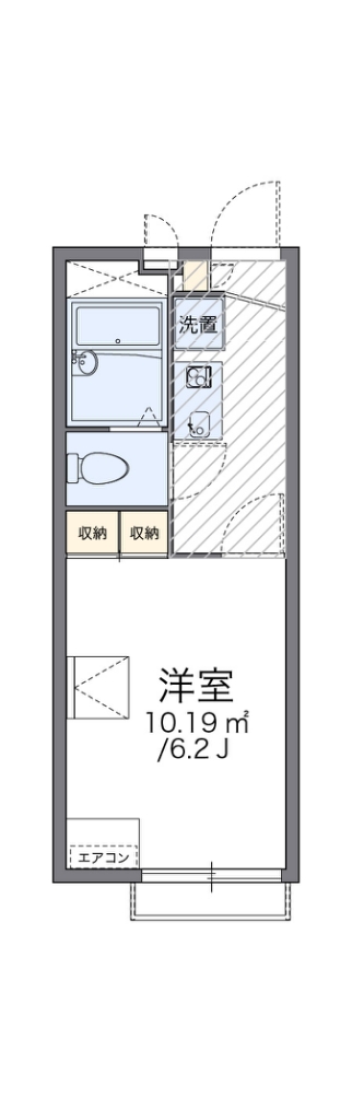 レオパレス旭Ⅱ 間取り