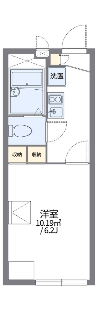 レオパレス新戸ウエスト 間取り