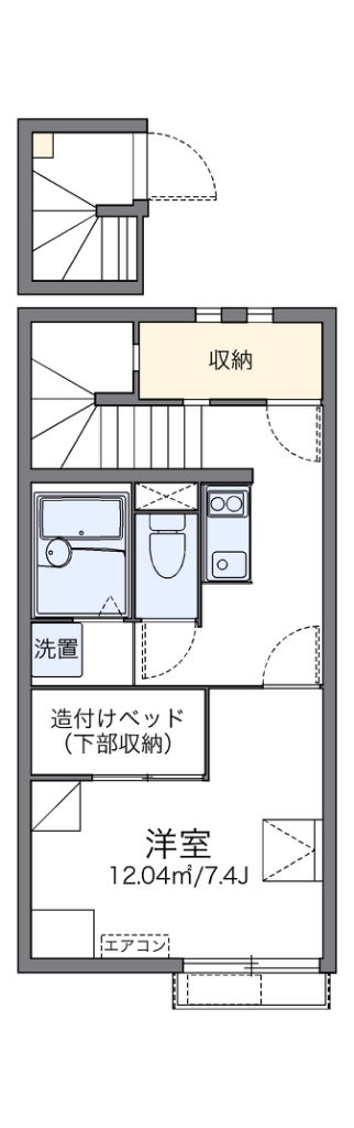 レオネクストグリーンハイツ３号 代表的な間取のため実際の間取とは異なる場合があります