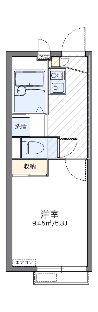 レオパレスウィンリーフ 間取り