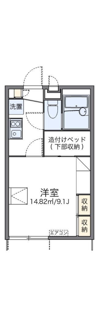 レオパレスグリーンハイツ 間取り