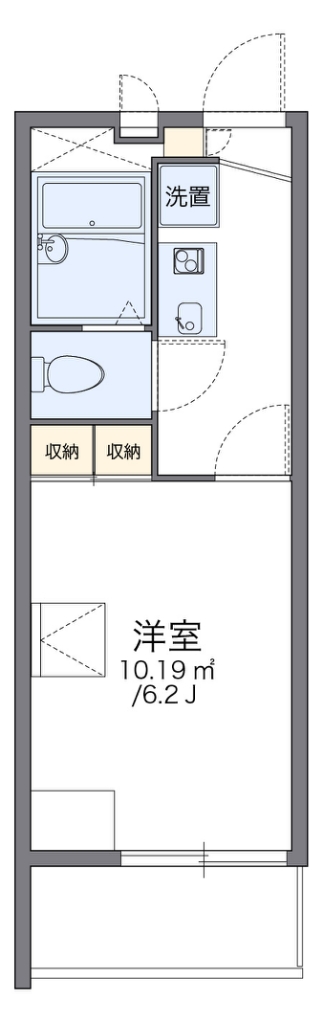 レオパレスＳｈｉｍｉｚｕ　Ⅰ 間取り