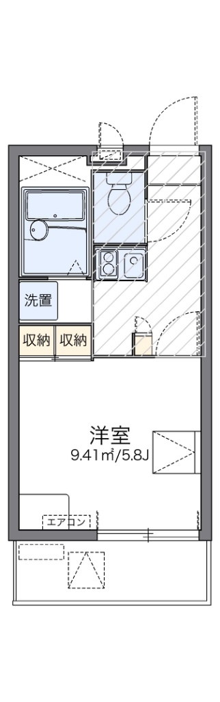 レオパレス小池 間取り