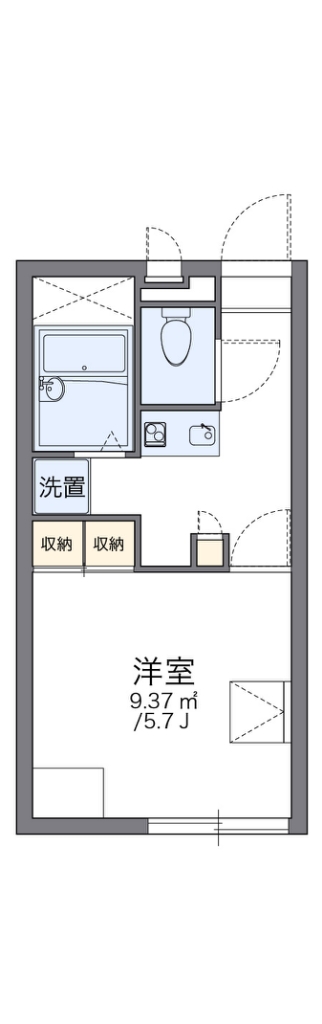 レオパレス学園東町 間取り